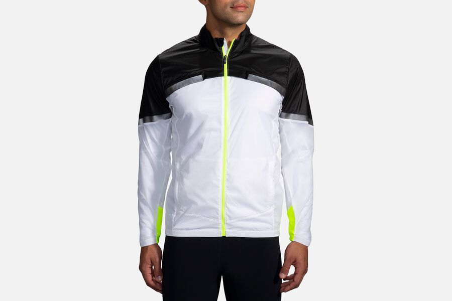 Mens Brooks Carbonite Outerwear Luminosity | 601238-KWQ